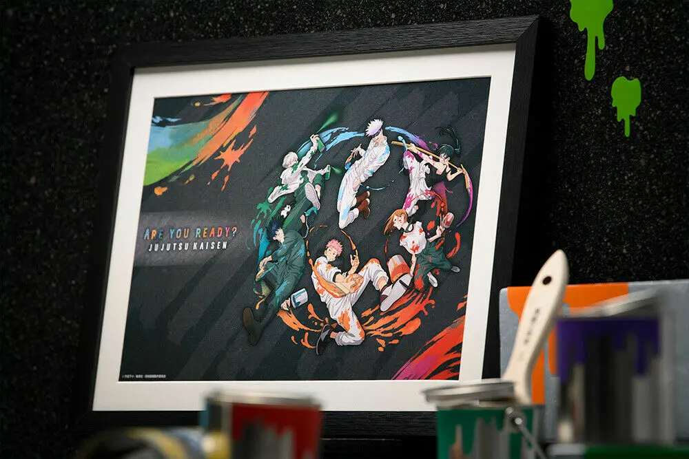 Sega Lucky Lottery Jujutsu Kaisen A Prize Last One Framed Art -