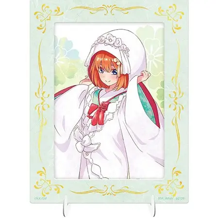 Ichiban Kuji Movie Quintessential Bride ~ Happiness Knot ~ L Prize Frame Stand Yotsuba Nakano 130mm - 170mm